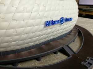 3d puzzle allianz arena ergebnis nahansicht